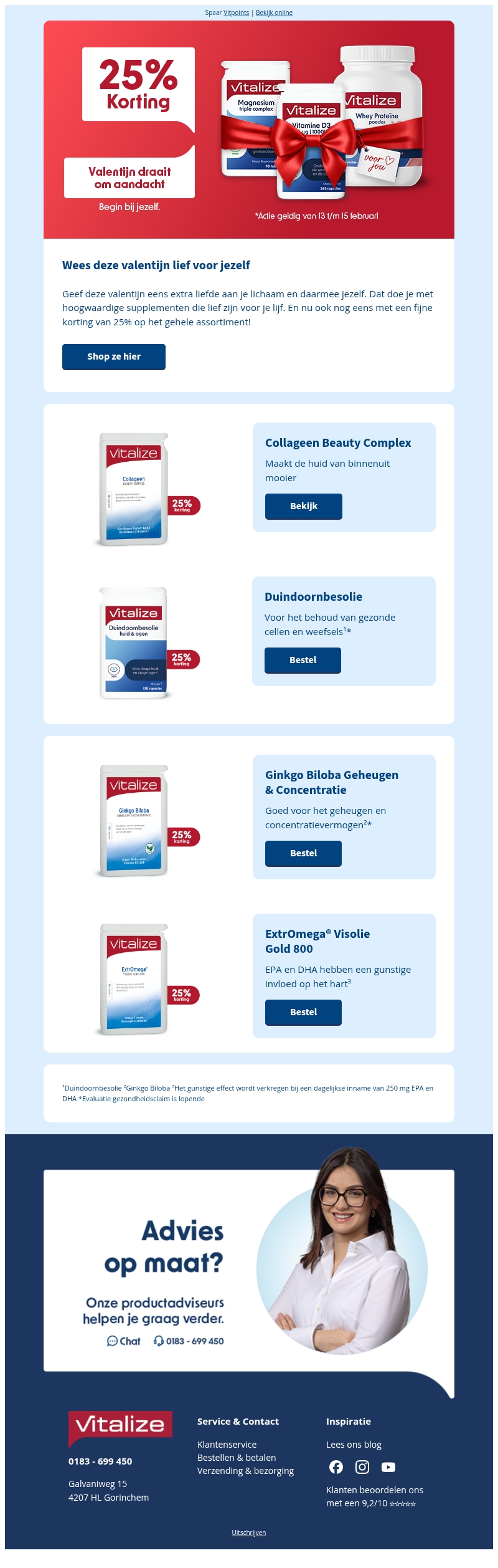 25% valentijnskorting 25% valentijnskorting