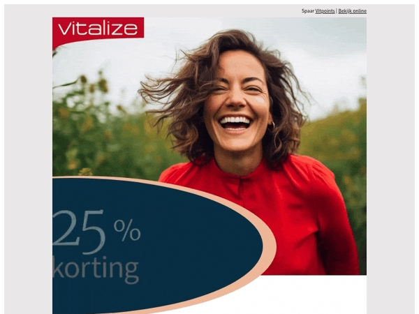 25% korting voor jou 🎁