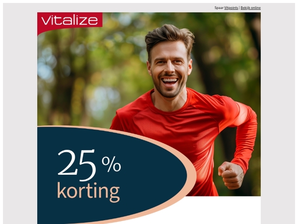 Pak 25% korting op alles