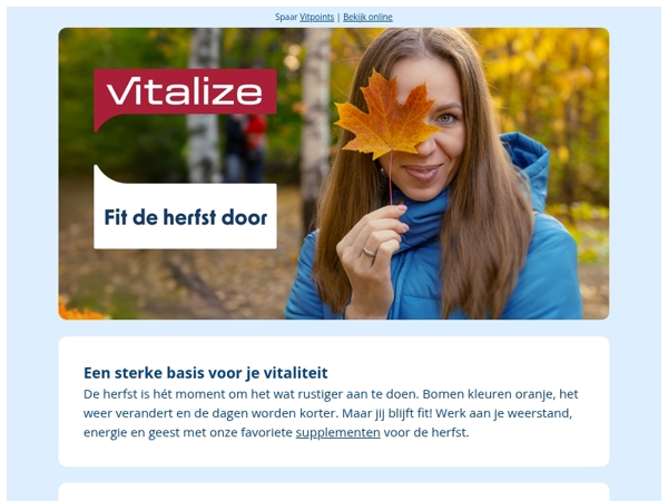 Fit de herfst door