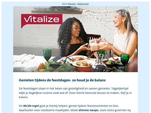 Genieten tijdens de feestdagen- zo houd je balans