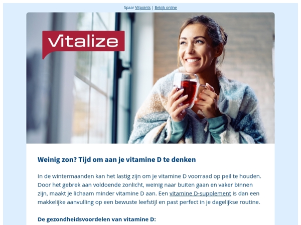 Waarom vitamine D in de winter belangrijk is?