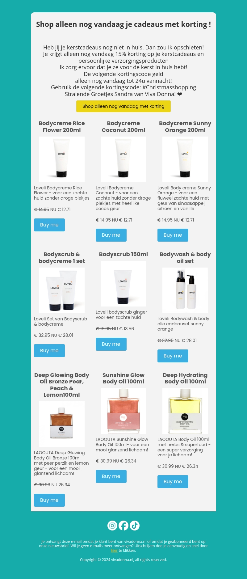 Laatste dag: Mega kerst actie! Laatste dag: Mega kerst actie!