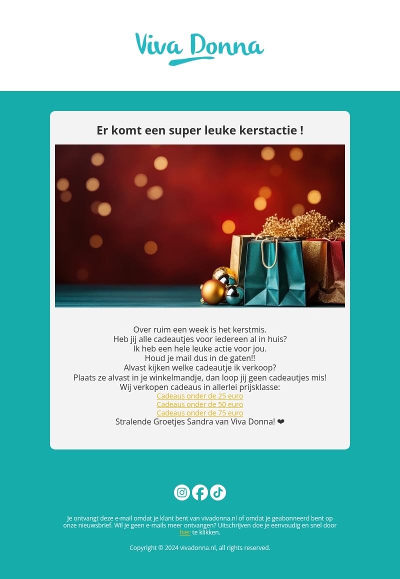 Er komt een super leuke kerstactie aan! Mis het niet Er komt een super leuke kerstactie aan! Mis het niet