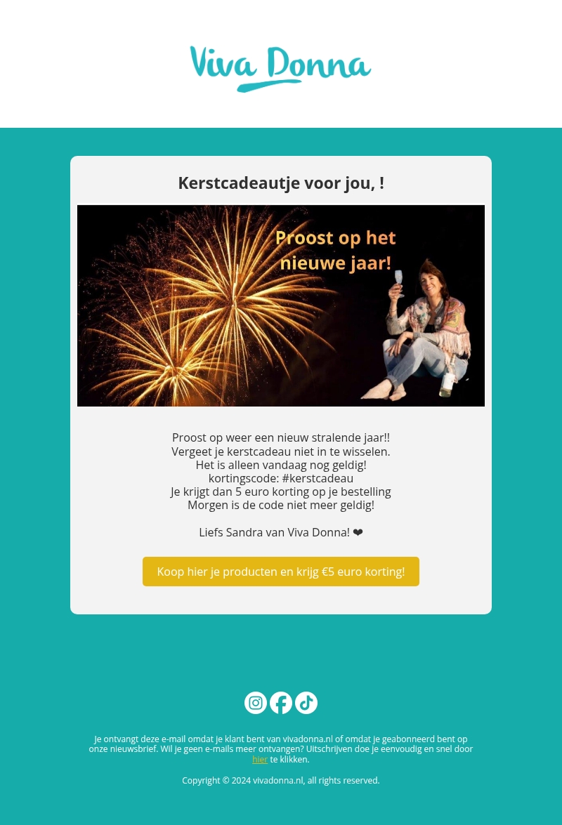 Vergeet je kerstcadeautje niet! Vergeet je kerstcadeautje niet!