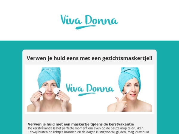 Verwen je huid met een maskertje tijdens de kerstvakantie!