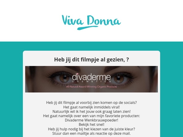 Dit filmpje van Viva Donna gaat Viral!