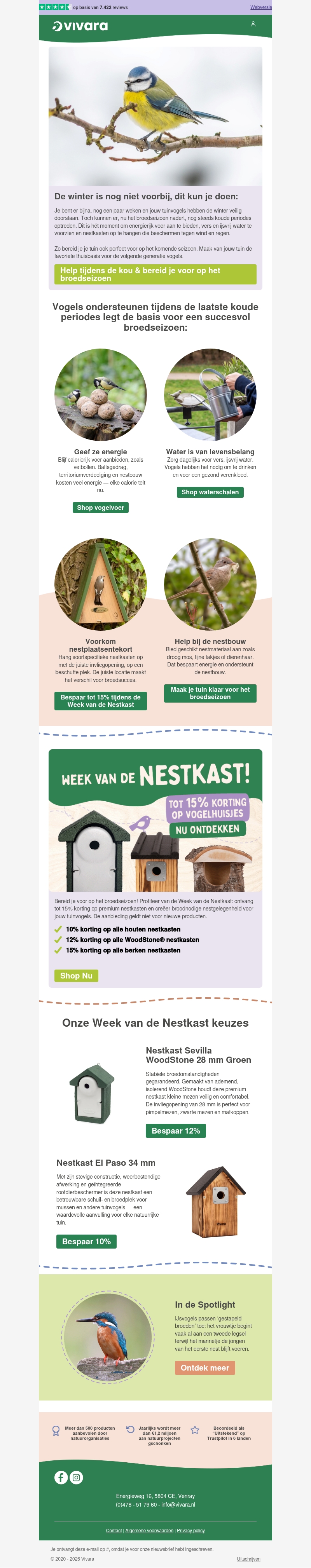 π¦ββ¬ Koude nachten? Geef vogels beschutting π¦ββ¬ Koude nachten? Geef vogels beschutting
