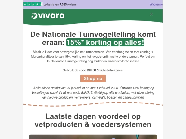 ⚠️ Koudeperiode: hulp voor tuinvogels