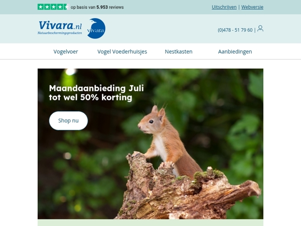 🍃 Bespaar tot wel 50%: de maandaanbiedingen van juli zijn er!