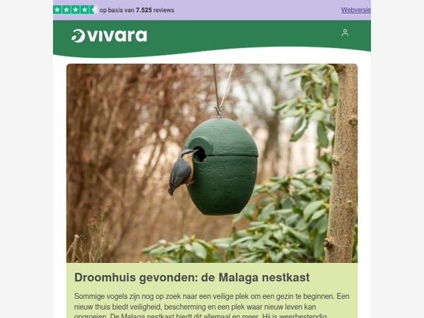 🏡 Een nieuw thuis: Malaga nestkast