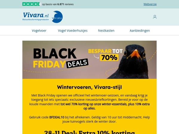 Black Friday🔥– 70% KORTING + Extra 10% Eindigt vanavond