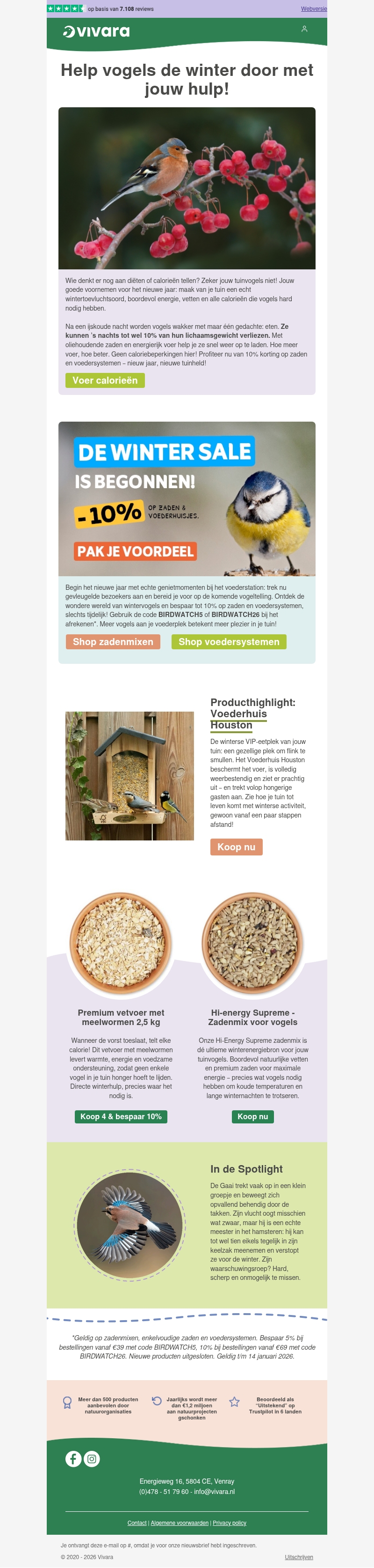 π― 10% korting op zaden & voedersystemen π― 10% korting op zaden & voedersystemen