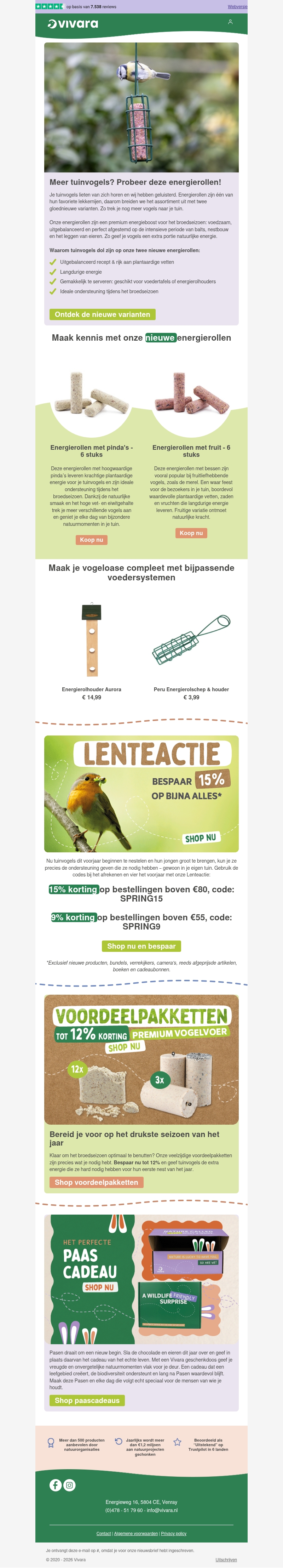 π NIEUW: Heerlijke energierollen π NIEUW: Heerlijke energierollen