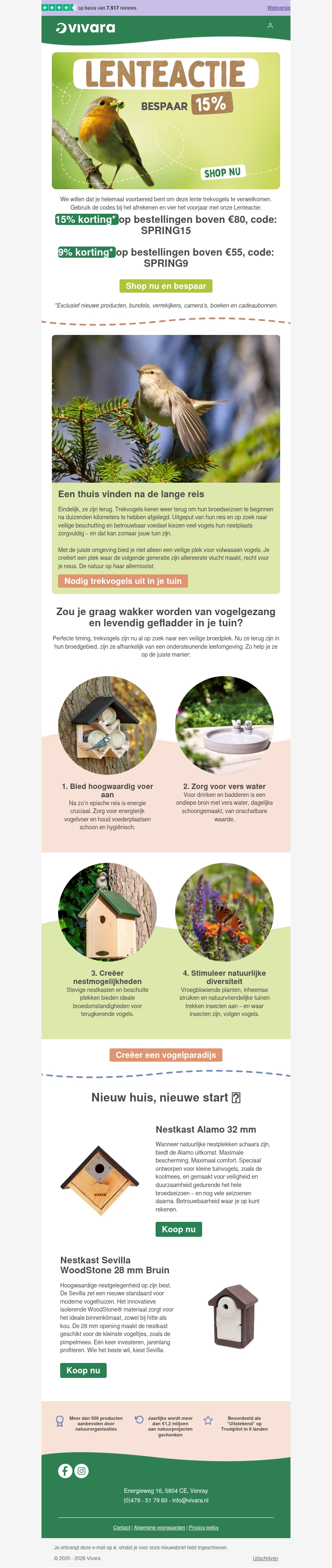 ๐ผ 15% korting in onze Lenteactie ๐ผ 15% korting in onze Lenteactie
