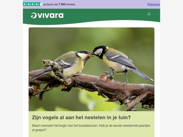 Nestelende paartjes gespot? 🐦