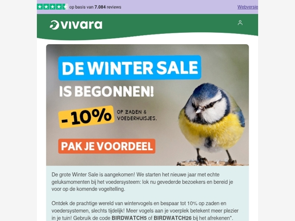 🧊 Winter Sale: profiteer van 10% korting