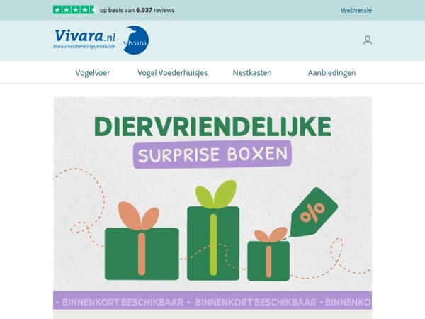 🎁 Tuindiervriendelijke Verrassingsdozen vooraf bestellen!