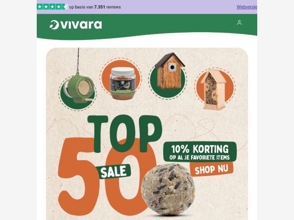 🔥 Nu 10% korting op de Top 50 bestsellers