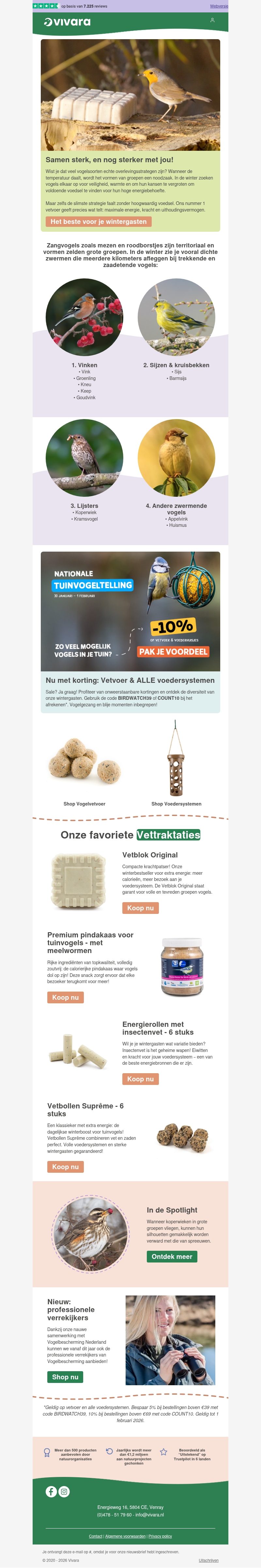 π₯ Vogelliefhebbers besparen 10% π₯ Vogelliefhebbers besparen 10%