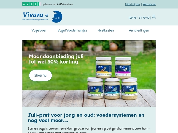 🥜 Bespaar tot wel 50%: de maandaanbiedingen van juli!
