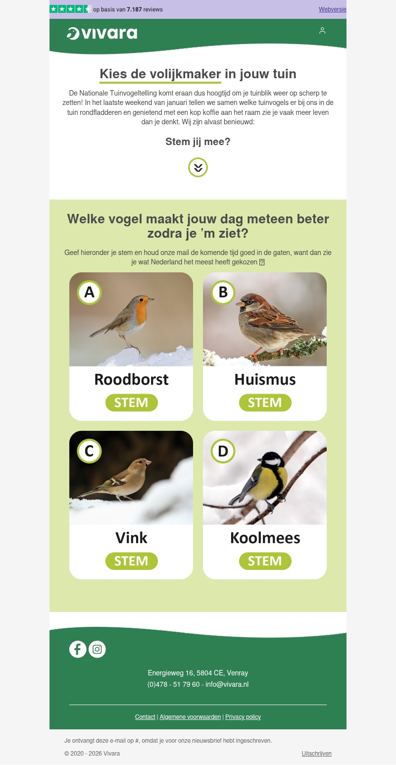 Kies de volijkmaker in jouw tuin Kies de volijkmaker in jouw tuin