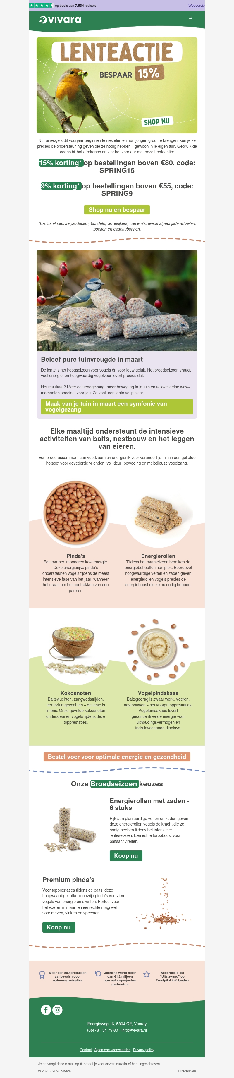 π Bespaar 15% op bijna alles! π Bespaar 15% op bijna alles!