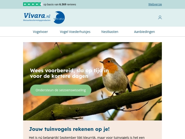 🍁 Herfstboost voor tuinvogels