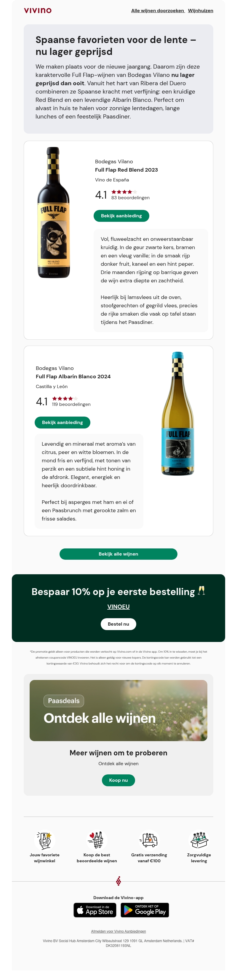 Opruiming bij Vilano | Spaanse topwijnen nu lager geprijsd dan ooit Opruiming bij Vilano | Spaanse topwijnen nu lager geprijsd dan ooit