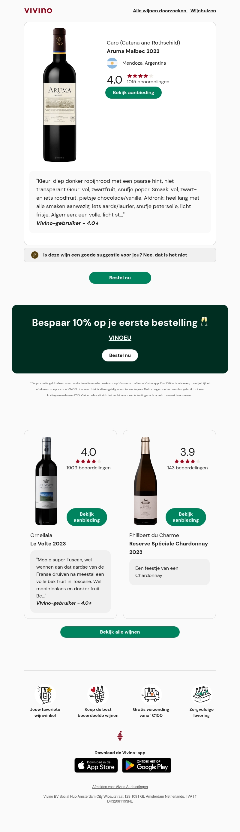 ⭐ Fruitige Mendoza Malbec: het visitekaartje van Catena en Rothschild ⭐ Fruitige Mendoza Malbec: het visitekaartje van Catena en Rothschild