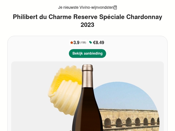 Reserve Spéciale Chardonnay voor nog geen 9 euro  