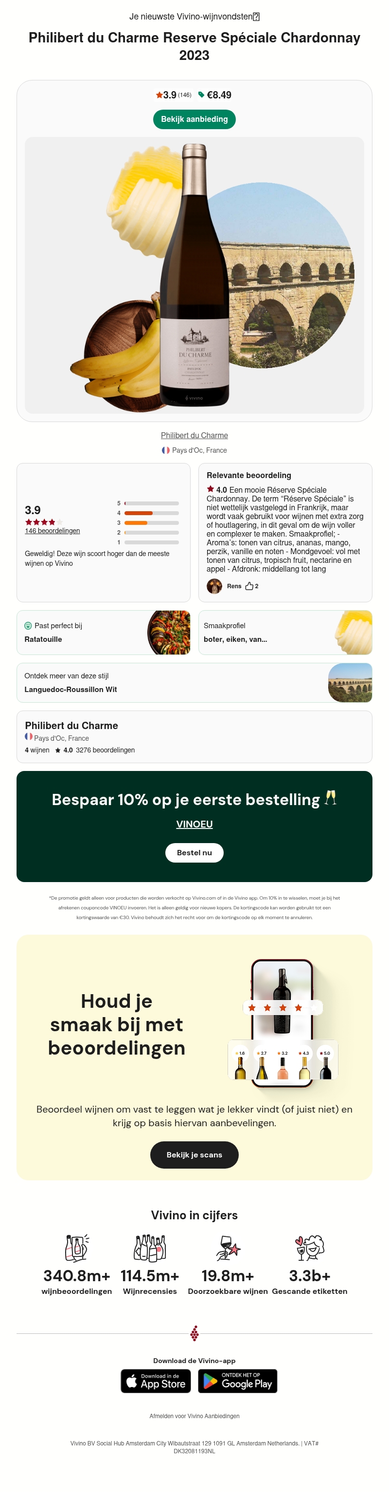 Reserve Spéciale Chardonnay voor nog geen 9 euro Reserve Spéciale Chardonnay voor nog geen 9 euro