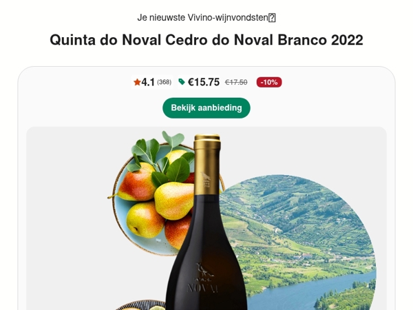Bespaar 10% op deze Douro witte wijn met 4.1 ⭐ | Populair onder Vivino-gebruikers. Meer dan 300 beoordelingen.