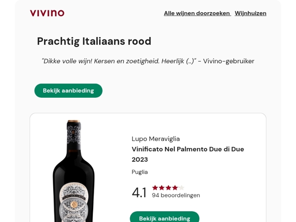 Prachtig Italiaans rood