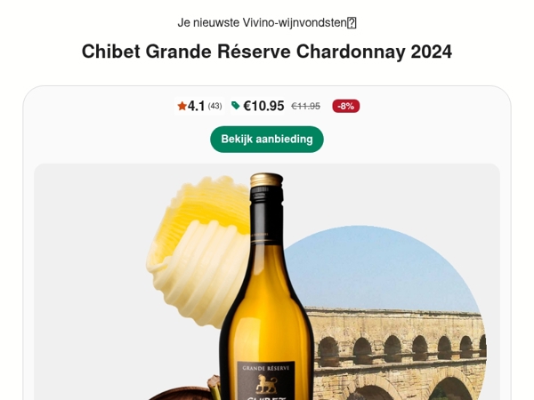 Grande Réserve Chardonnay met 4.1 sterren 