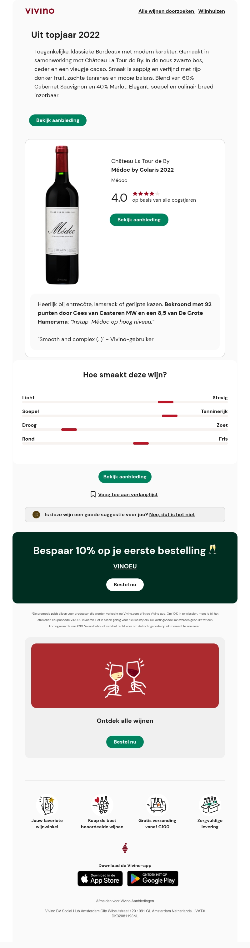 Mooie Klassieke Médoc met 4.1⭐️ Mooie Klassieke Médoc met 4.1⭐️