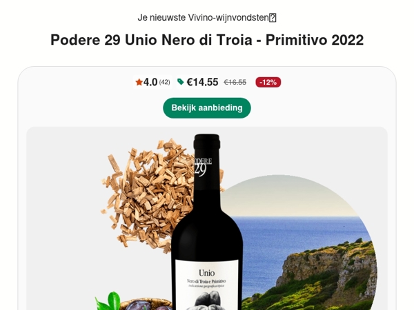 Unio: de kracht van Puglia in een soepele blend 