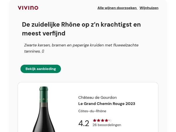 4.4⭐: beste Côtes du Rhône tot €60 – voor een fractie van de prijs