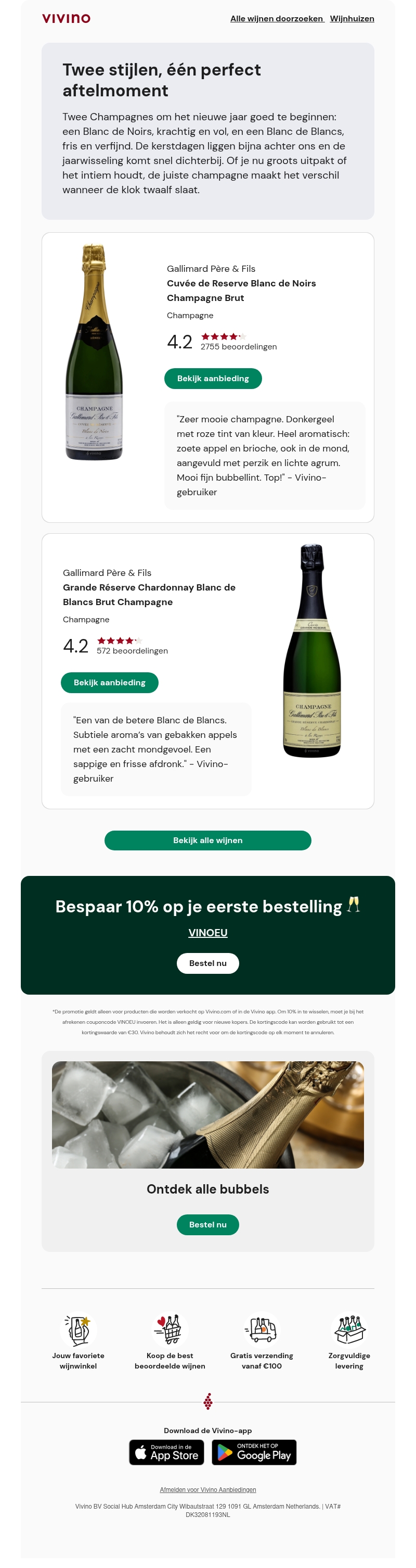 Twee champagnes, één moment: klaar voor de jaarwisseling 🍾 Twee champagnes, één moment: klaar voor de jaarwisseling 🍾