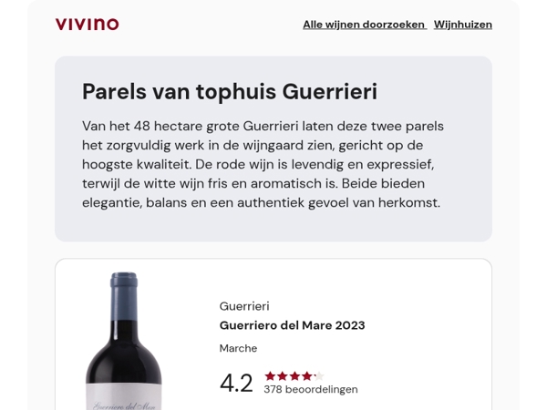 4.2/4.3 ⭐ Parels van tophuis Guerrieri 