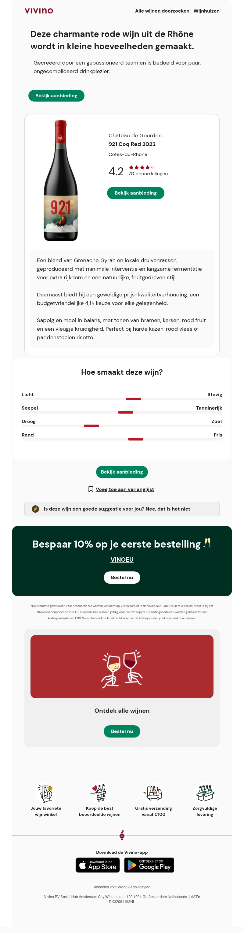 De bestverkochte 4.1⭐️ Coq Red 921 🐓 De bestverkochte 4.1⭐️ Coq Red 921 🐓