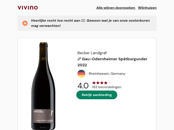 ★ Heerlijke Spätburgunder: “Doet menig bourgogne verbleken” 