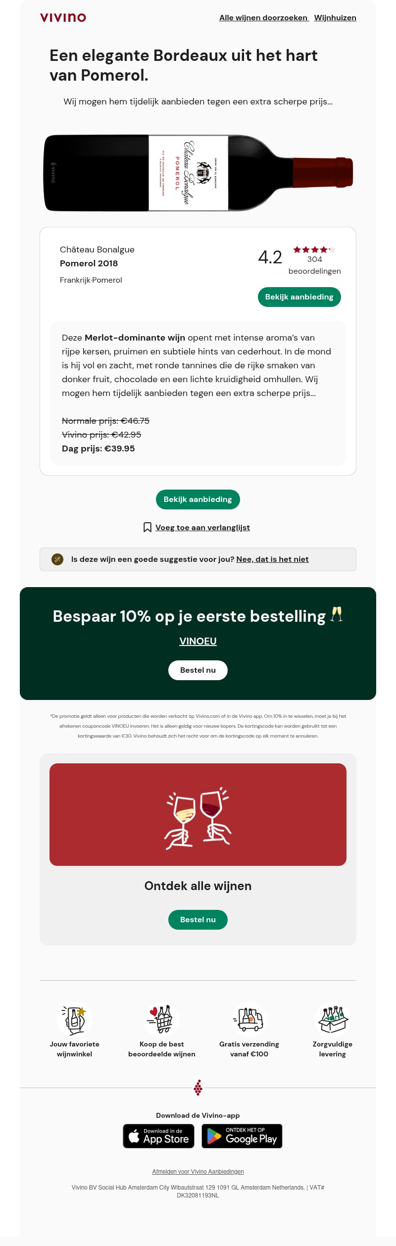 Nieuwste aanwinst: Een elegante Bordeaux Nieuwste aanwinst: Een elegante Bordeaux