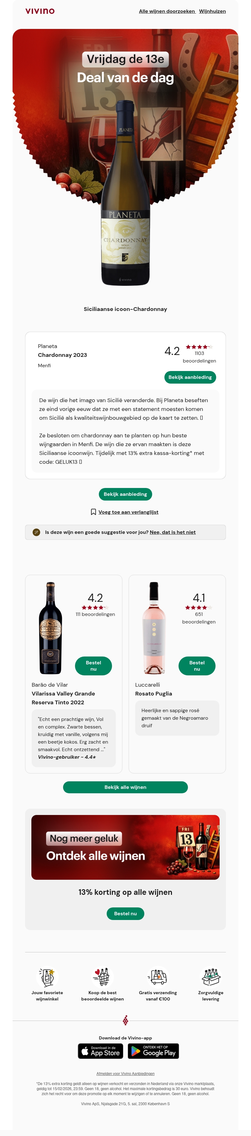 Vrijdag de 13e: 4.2 ★ Siciliaanse icoon-Chardonnay Vrijdag de 13e: 4.2 ★ Siciliaanse icoon-Chardonnay