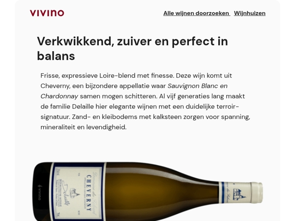 Bekroond en geliefd: Elegante Sauvignon Blanc met een dash Chardonnay uit de Loire