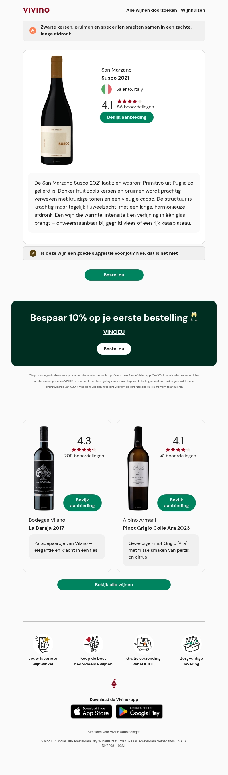 Diepdonkere Primitivo Susco: kracht en fluweel uit Puglia Diepdonkere Primitivo Susco: kracht en fluweel uit Puglia
