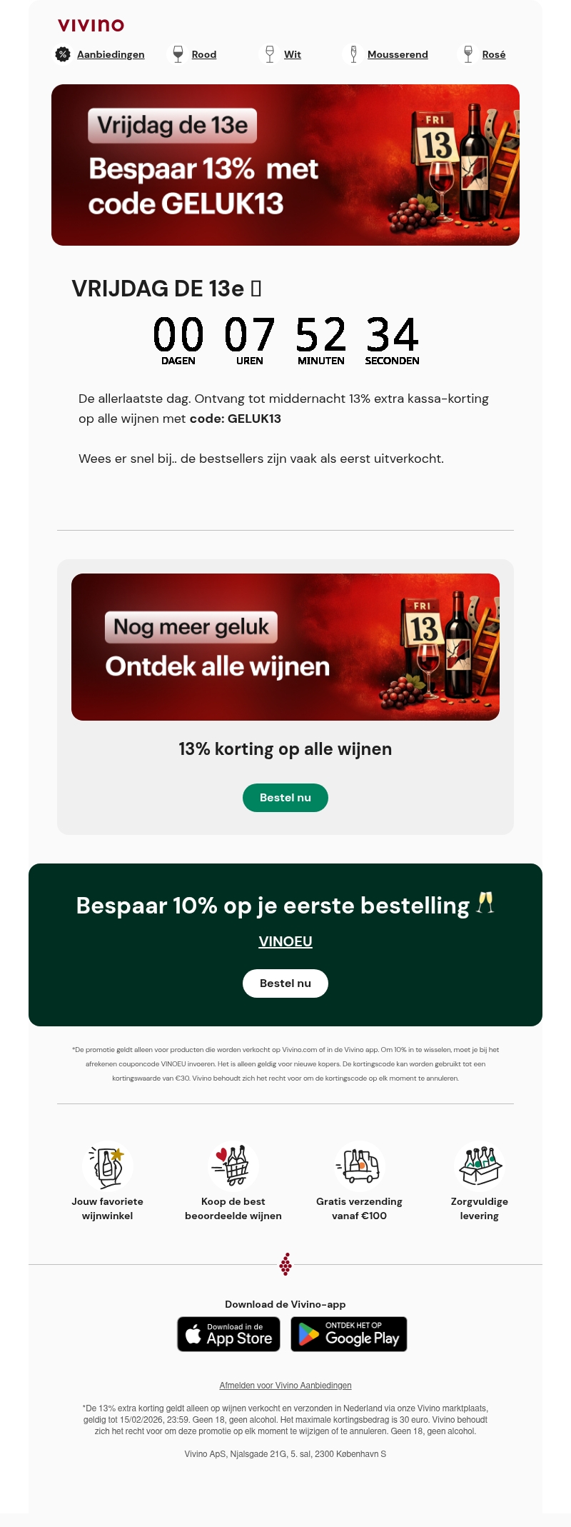 'Vrijdag de 13e'-korting 🙀 De allerlaatste dag! 'Vrijdag de 13e'-korting 🙀 De allerlaatste dag!