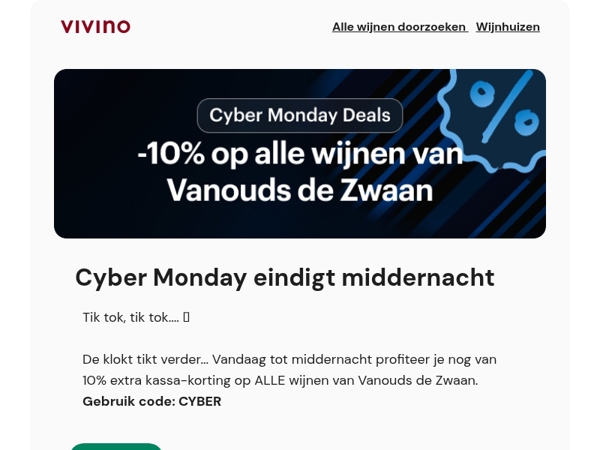 Cyber Monday: allerlaatste kans op 10% extra korting bij Vanouds de Zwaan