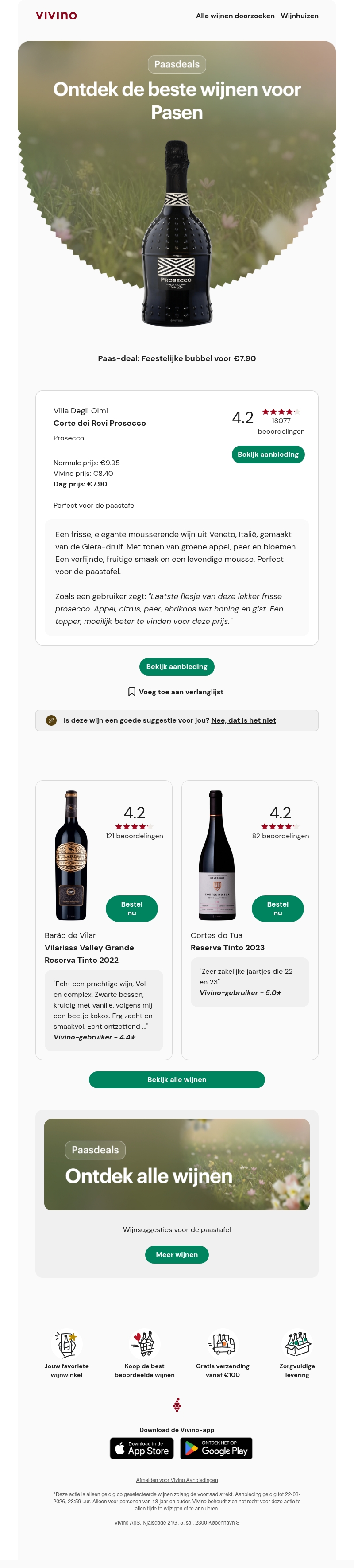 Paas-deal: Feestelijke bubbel voor €7.90 Paas-deal: Feestelijke bubbel voor €7.90