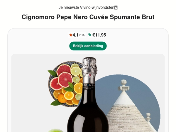 Deze Salento mousserende wijn is een Vivino favoriet! | Hoort bij de beste 3% van alle wijnen ter wereld